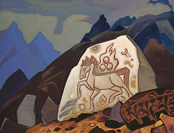 Картина Н.К.Рериха «Белый камень»