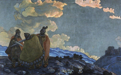 Картина Н.К.Рериха «Три короны»