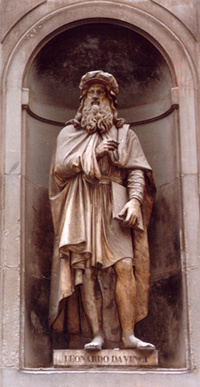 Монумент Леонардо да Винчи в Милане